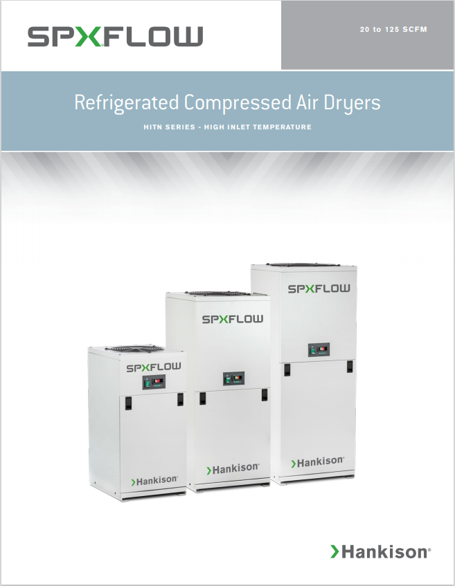 High Inlet Temperature Compressed Air Dryers Brochure