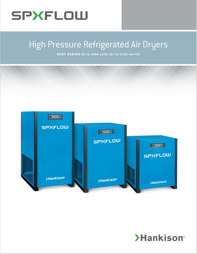 High Pressure Refrigerated Air Dryers from CFM